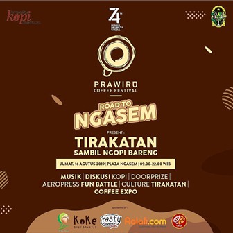 Prawiro Coffee Festival Road To Ngasem Yogyakarta, 16 Agustus 2019