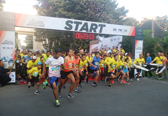 Lomba lari Great Ambarrukmo Vertical Run 2019, Berlangsung Sukses!