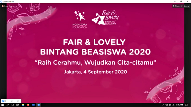 Fair and Lovely Konsisten Cerahkan Pendidikan Indonesia