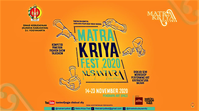 Matra Kriya Festival Digelar Offline Di Pendhapa Art Space Dongkelan-Bantul, Yogyakarta, 14-23 November 2020