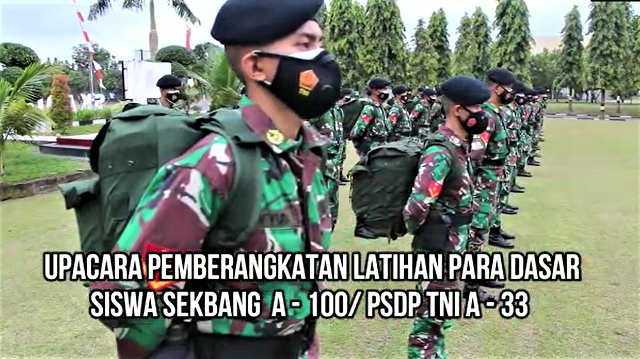 Sekbang Angkatan 100-PSDP TNI A-33 Lakukan Latihan Para Dasar