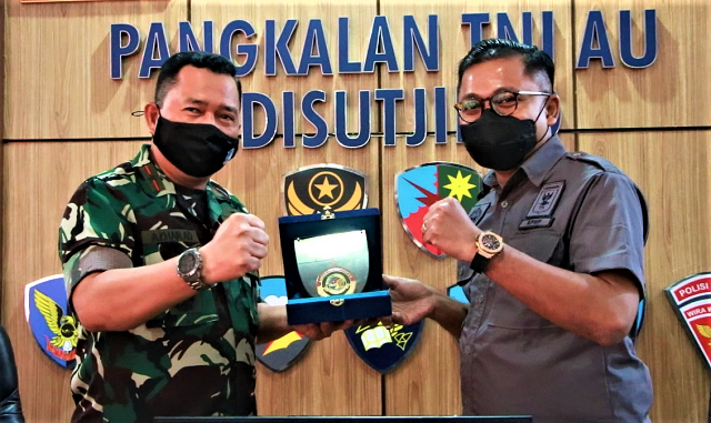 Danlanud Adisutjipto Marsma Azhar Aditama D, Terima Kunjungan Ketua Umum Pengprov Perbakin DIY