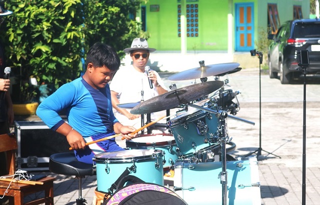 NGUBER DRUMMER Goes To School Di SDN Karakan Sidomoyo, Godean, Sleman, Yogyakarta, Jumat, 17 Januari 2025