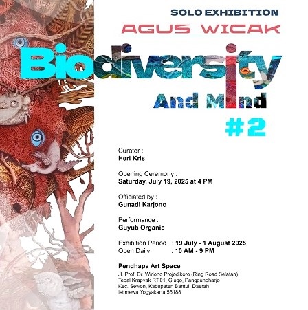 AGUS WICAK dan ZAKIMUH Gelar Pameran BIO DIVERSITY dan PARODI Di Pendhapa Art Space Yogyakarta, 19 Juli Hingga 1 Agustus 2025