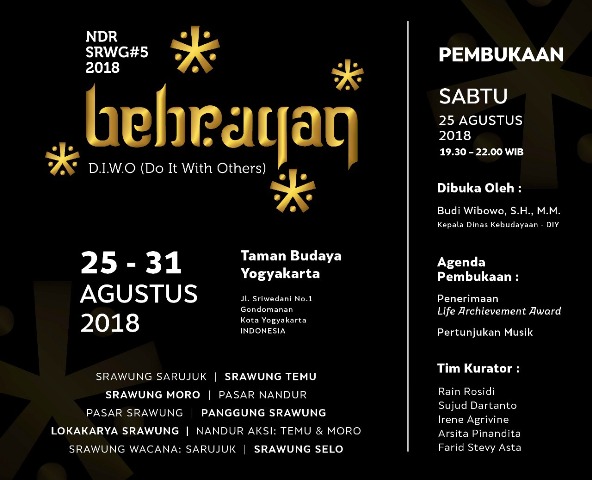 Pameran Bersama Nandur Srawung Ke-5, Bebrayan D.I.W.O 2018, Di Taman Budaya Yogyakarta