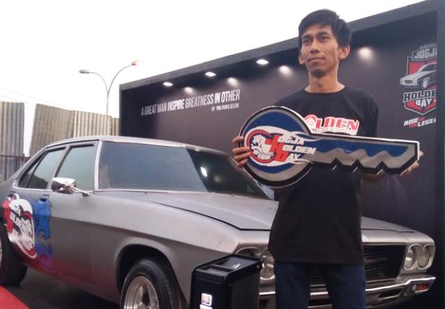 Bayu Dari Bandung Memboyong Lucky Draw Sugeng- Holden Primer 1974, Pada Jogja Holden Day 2018