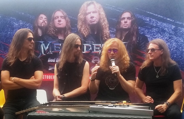 Megadeth Konser Di Stadion Kridosono Yogyakarta, Sabtu Malam, 27 Oktober 2018