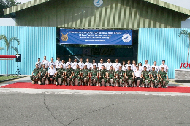 KASAU Resmikan Hanggar Baru FASI Daerah Istimewa Yogyakarta