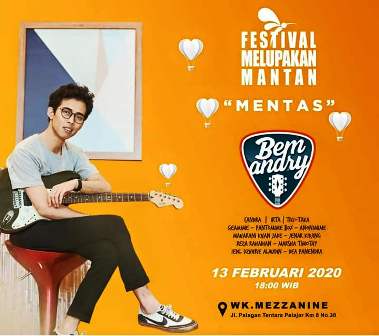 Festival Melupakan Mantan 2020 Di Yogyakarta, Bertema Mentas