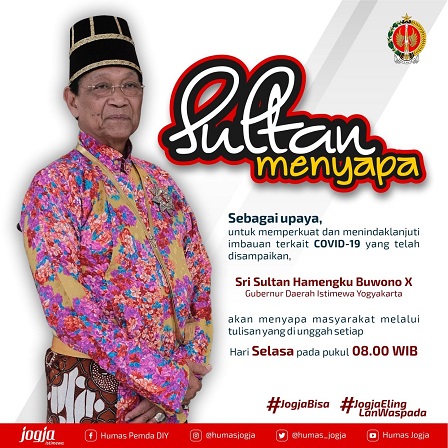 Sultan Hamengku Buwono X Menyapa Warga Masyarakat Secara Tertulis, Rutin Setiap Selasa Pagi