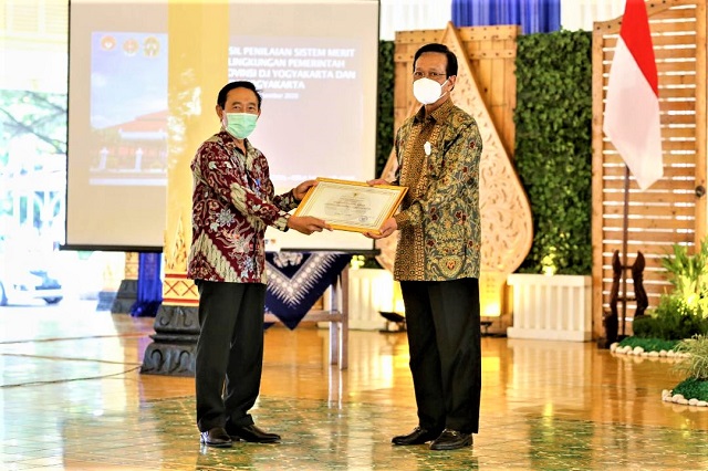 Pemda Daerah Istimewa Yogyakarta Mendapat Nilai Sangat Baik Dalam Penerapan Sistem Merit Tahun 2020