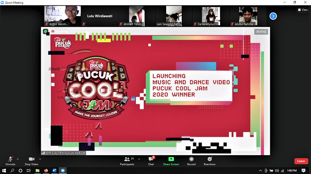 Pucuk Cool Jam 2020, Luncurkan Music and Dance Video, Make the Journey Louder, Bina Mentari dan Salvador  