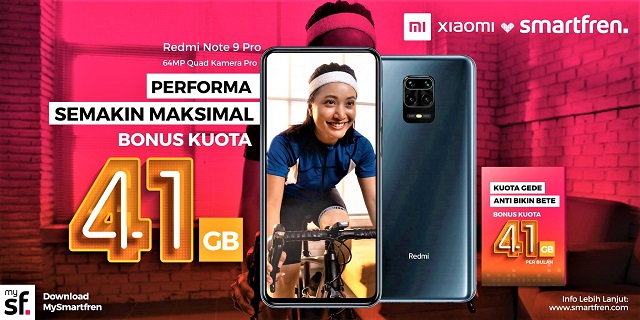 Pakai Smartfren Di Xiaomi Redmi Terbaru, Nikmati Bonus Kuota 41 GB