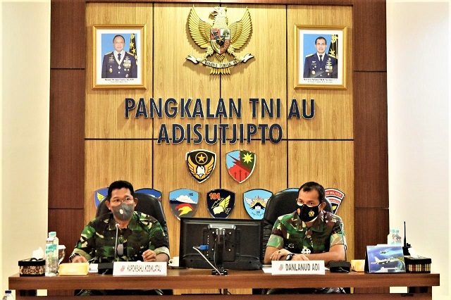 Danlanud Adisutjipto Terima Kunjungan Kapoksahli Kodiklatau 