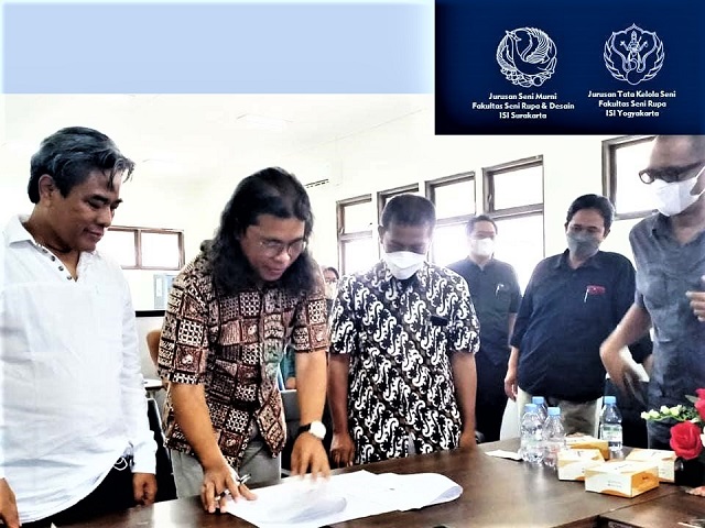 Jurusan Seni Murni ISI Surakarta Jalin Kerjasama Dengan Jurusan Tata Kelola Seni ISI Yogyakarta
