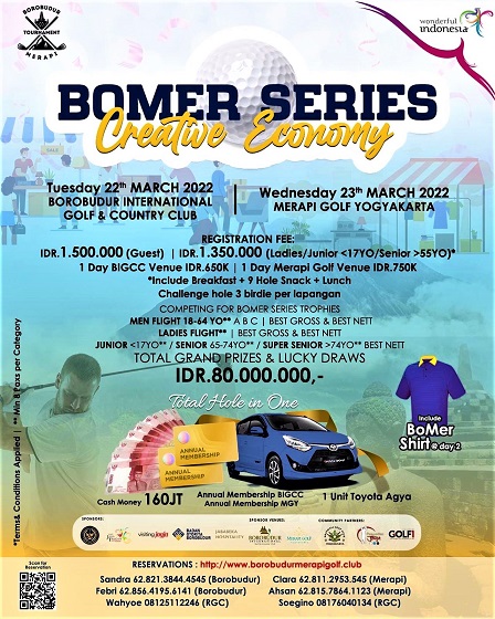 Borobudur Merapi Golf Tournament Bangkitkan UMKM Ekonomi Kreatif