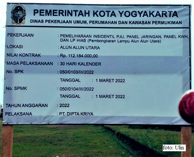 Keraton Yogyakarta Lakukan Pemulihan Alun-Alun Utara