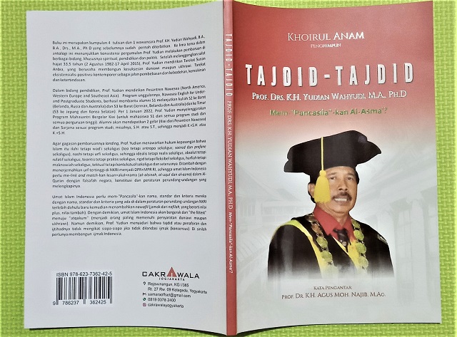 Kepala BPIP Prof Yudian Wahyudi Membuka Bedah Buku Internalisasi Pancasila Dalam Tajdid-Tajdid Di Kampus UIN Suka Yogyakarta