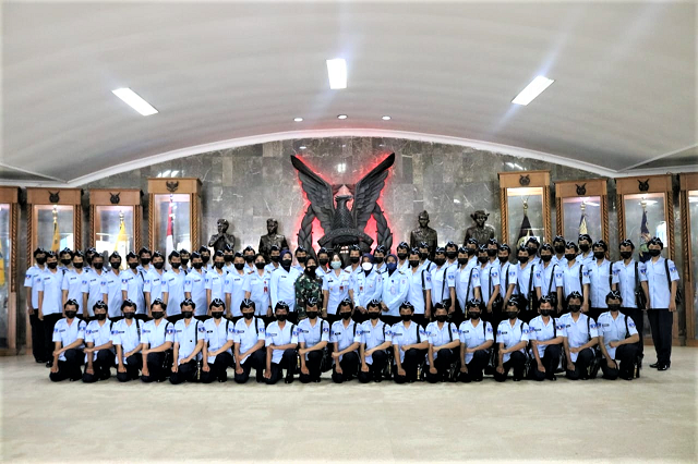 Calon Srikandi Angkatan Udara Kunjungi Museum Pusat TNI AU Dirgantara Mandala Yogyakarta