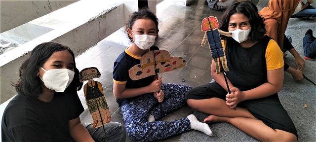 Siswa SD Tumbuh 2 Yogyakarta Ikuti Workshop Wayang Anak Oleh Komunitas Wayang Merdeka