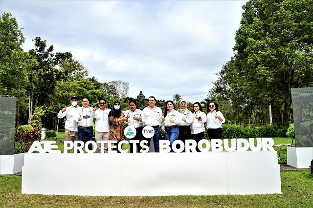 AJE Indonesia Company Limited Berpartisipasi Melestarikan Candi Borobudur