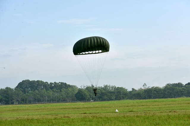 Lanud Adisutjipto Dukung Latihan Jungar Denhanud 474 Kopasgat