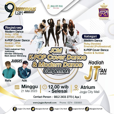 Jogja City Mall Gandeng QR Organizer Gelar Dance Competition Perayaan 9th Anniversary