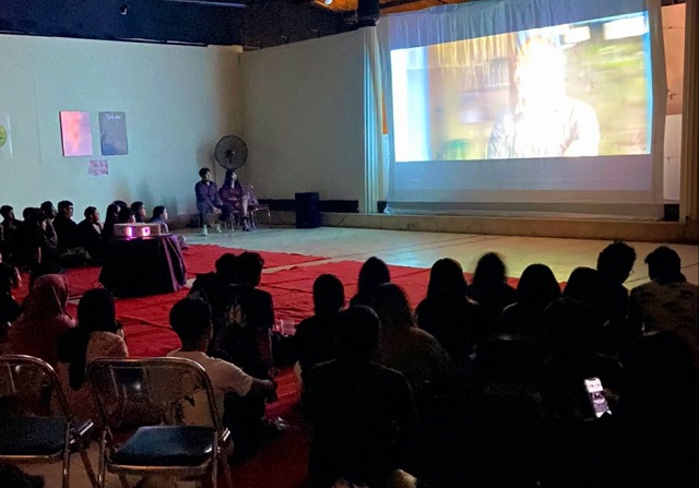 Kine Klub Universitas Atmajaya Yogyakarta, Putar Film Pendek Scene Sations 2023, Di Pendhapa Art Space