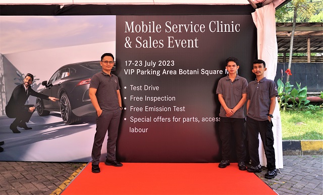 Mercedes-Benz Mobile Service Clinic and Sales Event Di Bogor