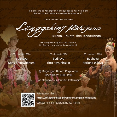 Penutupan Pameran Temporer Keraton Yogyakarta, Mangayubagya 80 Taun Tumbuk Yuswa Sri Sultan Hamengku Bawono Ka 10, LENGGAHING HARJUNO, Sultan, Takhta, dan Kedaulatan