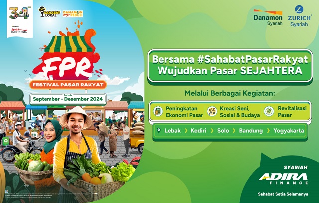 ADIRA FINANCE Gelar FESTIVAL PASAR RAKYAT Di Lima Kota, Untuk Jogja Dihelat Di PASAR NGASEM, Pada 14-15 Desember 2024