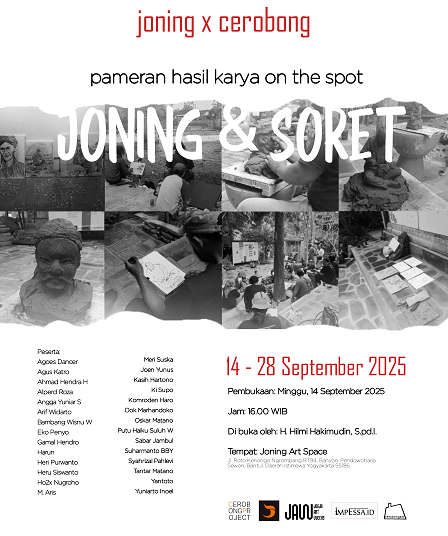 Sejumlah 27 Perupa Jogja Gelar Pameran Hasil Karya On The Spot, Di JONING Artspace, Bantul, Yogyakarta