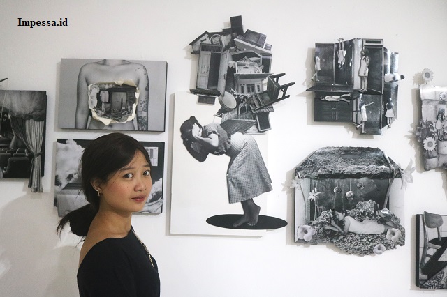 JACQUALINE SHIM  Tampilkan Karya Montase Foto Monokrom Pada Pekan Fotografi Sewon ISI Yogyakarta