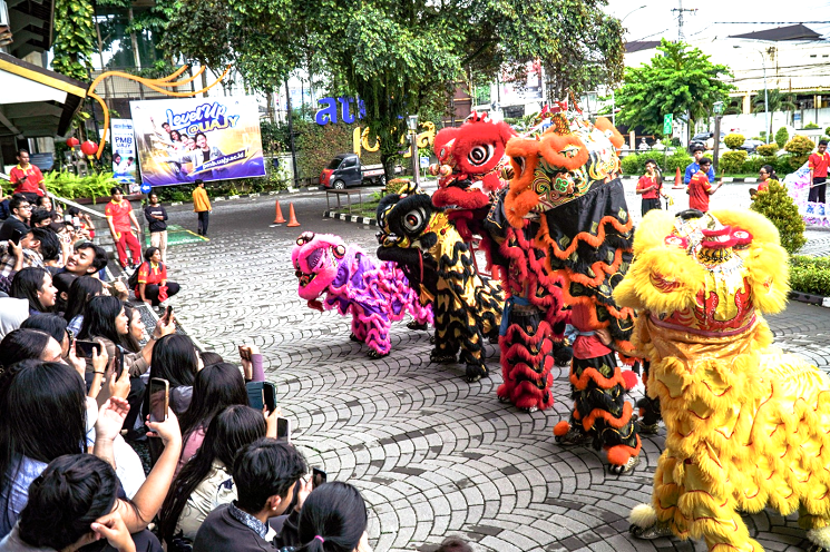 UNIVERSITAS ATMA JAYA YOGYAKARTA Gelar BARONGSAI Meriahkan IMLEK 2026