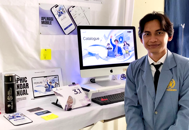 DIMAS FAWWAZ PUTRA ARVIAN, Mahasiswa DKV ISI Yogyakarta, Karya Tugas Akhir Berdampak: Bangun Platform Edukasi Produk Sekuriti PERURI
