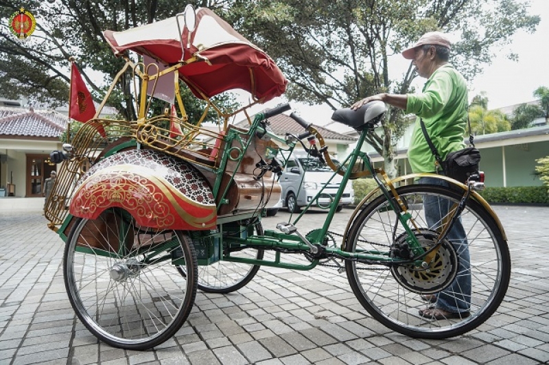 Becak Listrik Alternatif Pengganti Becak Kayuh di Yogyakarta