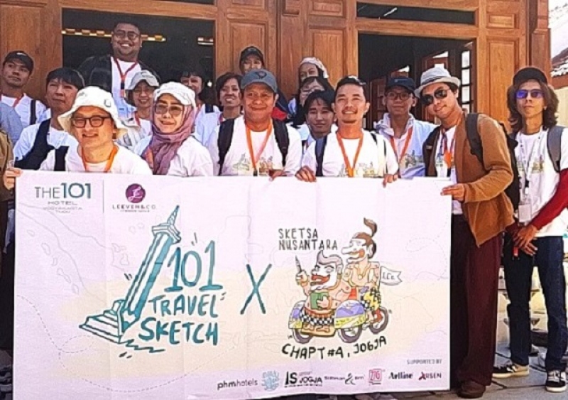 Walikota Yogyakarta HASTO WARDOYO, Mengapresiasi Kehadiran Sketchers Nasional Di KOTAGEDE